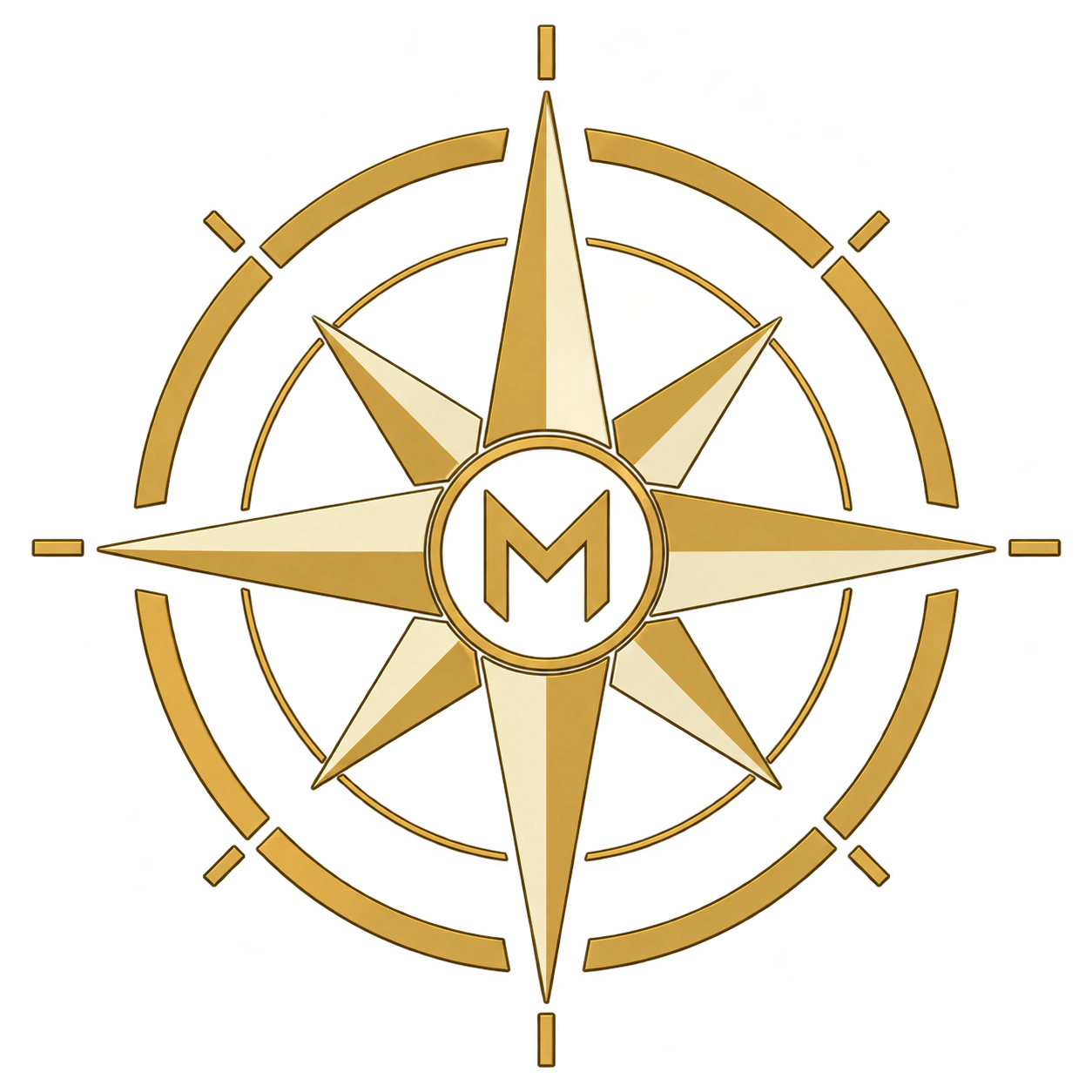 Meridian compass emblem